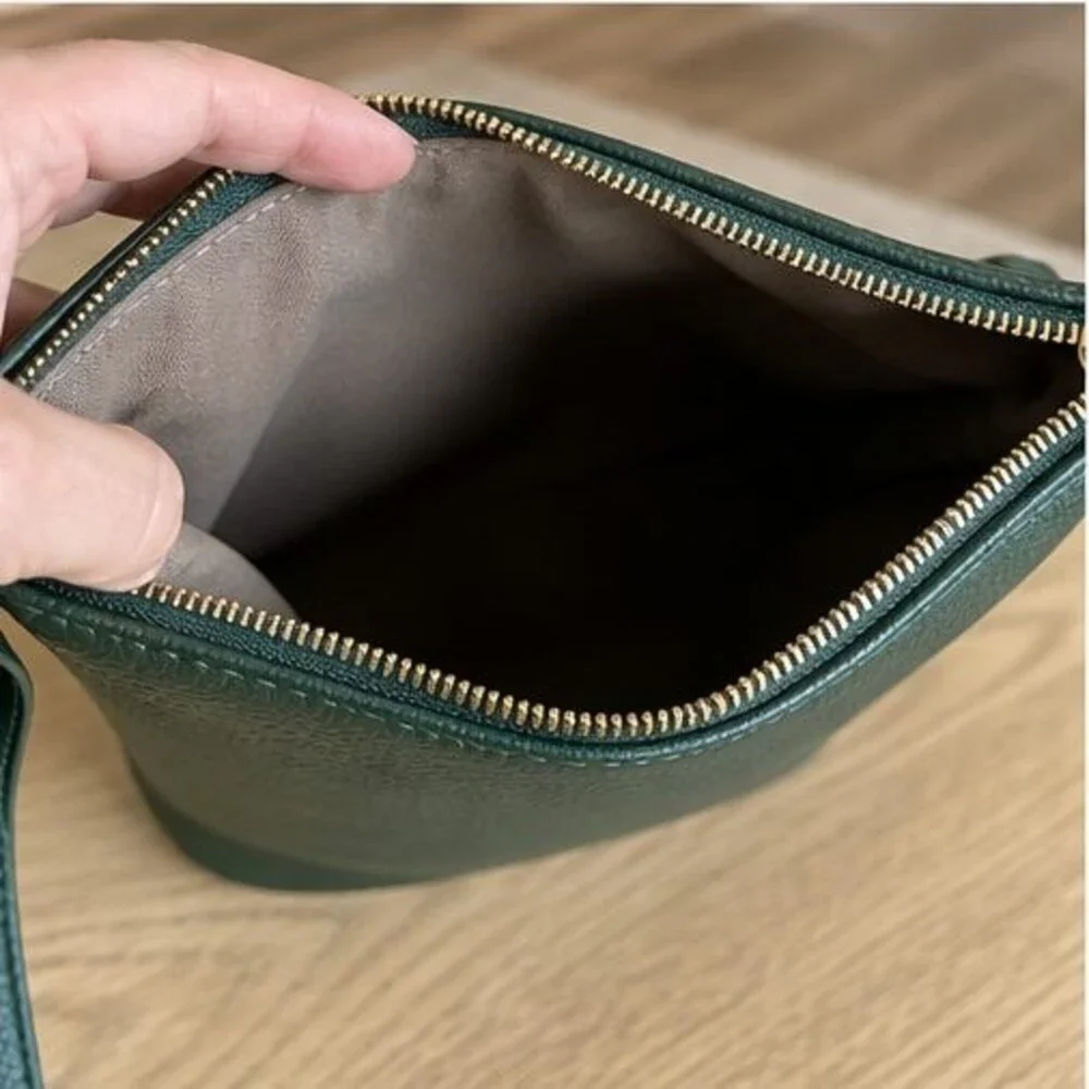 Forest Pebbled Crossbody Bag